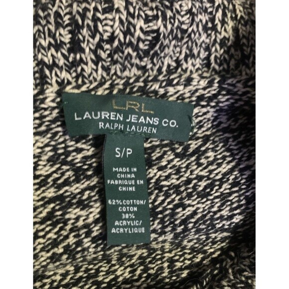 Ralph Lauren Jeans Co Marled Knit Turtleneck Sweater Small Vintage Old Money - Picture 2 of 3
